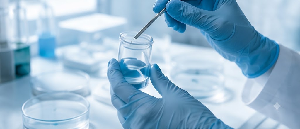 Laboratorní vývoj a testování receptury